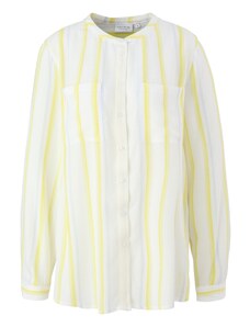 COMMA Блуза лимон / бяло