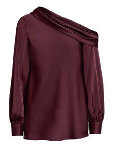 RALPH LAUREN Блуза Zamiel-Long Sleeve-Blouse 200909022001 vintage burgundy