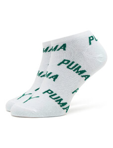 Комплект 2 чифта къси чорапи унисекс Puma Unisex Bwt Sneaker 2P 907947 White / Green 09