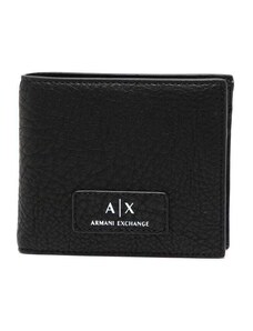 Armani Exchange logo-patch Moneyclip Bifold Wallet - Farfetch