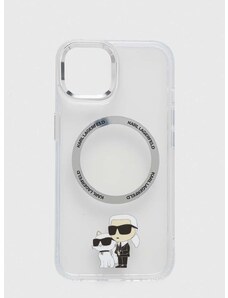 Кейс за телефон Karl Lagerfeld iPhone 13 6,1" в прозрачен цвят