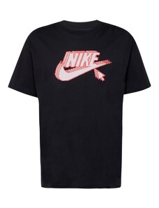 Nike Sportswear Тениска 'Futura' розово / черно / бяло