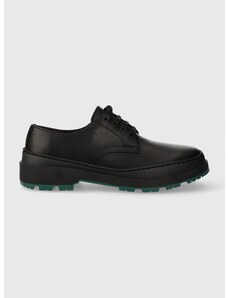 Кожени половинки обувки Camper Brutus Trek в черно
