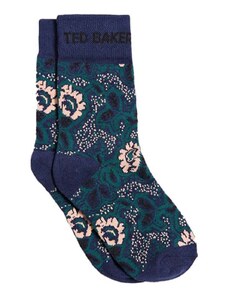 TED BAKER Gift Box Perriia Graphic Floral Sock & Teddy Gift Set 264970 dk-blue