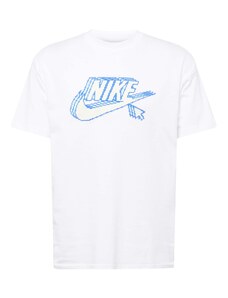 Nike Sportswear Тениска 'Futura' светлосиньо / бяло