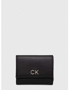 Портмоне Calvin Klein дамски в черно K60K608994
