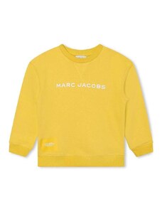 Детски суичър Marc Jacobs в жълто с принт