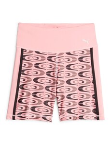 PUMA Спортен панталон пастелно розово / черно / бяло