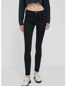 Дънки Calvin Klein Jeans в черно J20J221582