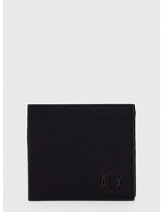 Кожен портфейл Armani Exchange мъжки в черно 958097 3F892