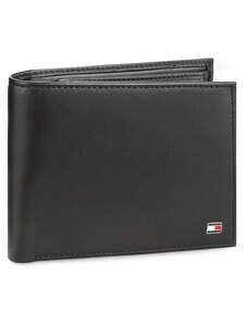 Голям мъжки портфейл Tommy Hilfiger Eton Cc Flap And Coin Pocket AM0AM00652 002