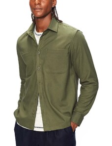 TED BAKER Риза Lessons Ls Twill Flannel Shacket 254253 green