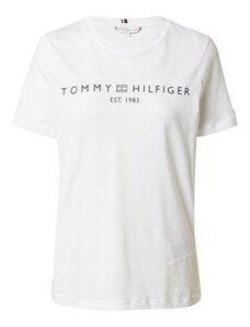 TOMMY HILFIGER Тениска нейви синьо / бяло