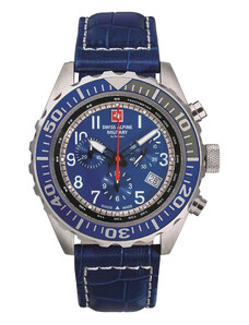 Часовник Swiss Alpine Military 7076.9535 Black/Silver/Blue