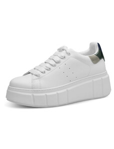 Дамски спортни обувки на платформа Tamaris бели