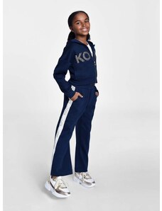 Детски спортен панталон Michael Kors в тъмносиньо с апликация