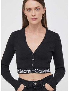 Жилетка Calvin Klein Jeans в черно от лека материя