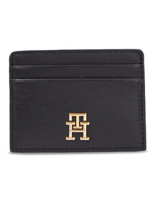 Дамски портфейл Tommy Hilfiger Iconic Tommy Cc Holder AW0AW15897 Black BDS