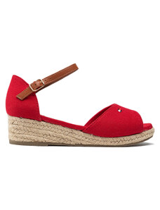 Еспадрили Tommy Hilfiger Rope Wedge Sandal T3A7-32185-0048 S Red 300