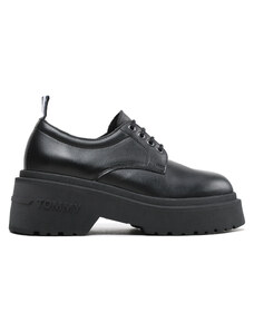 Обувки Tommy Jeans Tjw Ava Lace Up EN0EN02219 BlackBDS