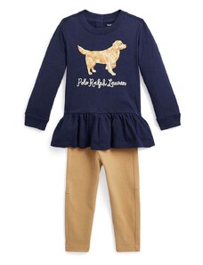 Комплект за бебета Polo Ralph Lauren в тъмносиньо