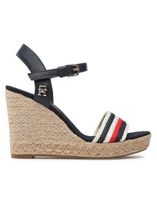 Еспадрили Tommy Hilfiger Corporate Wedge FW0FW07086 Space Blue DW6