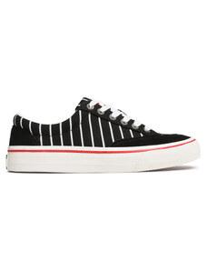 Гуменки Tommy Jeans Skate Canvas Stripes EM0EM01153 Black BDS