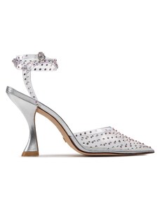 Сандали Stuart Weitzman Glamxcrve100wrppmp Clear/Silver/Clear