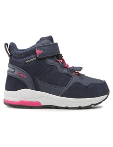 Зимни обувки CMP Kids Hadil Leather Wp Urban Shoes 3Q84524 Black Blue N950