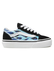 Гуменки Vans Old Skool VN0A7Q5FABW1 (Camo Flame) Blue/Ice Cam
