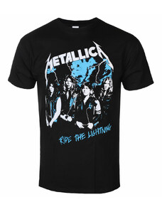 ROCK OFF Мъжка тениска Metallica - Vintage Ride The Lightning - Черен - METTS45MB