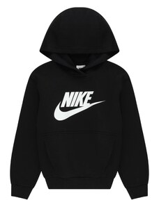 Nike Sportswear Суичър 'Club FLC' черно / бяло