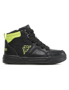Зимни обувки Kappa 260826K Black/Lime 1133