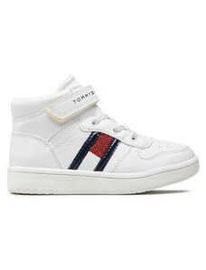 Сникърси Tommy Hilfiger Higt Top Lace-Up/Velcro Sneaker T3A9-32330-1438 S White 100