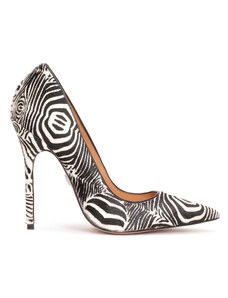 Обувки на ток Kazar New Anastacia 69981-12-28 Black/ White