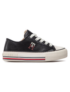 Кецове Tommy Hilfiger Low Cut Lace-Up Sneaker T3A9-32287-1355 m Black 999