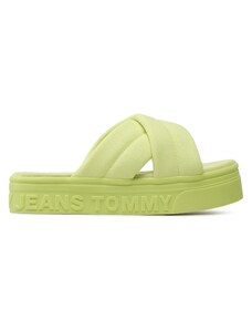 Чехли Tommy Jeans Fltfrm Sandal EN0EN02116 Light Citrus MSA