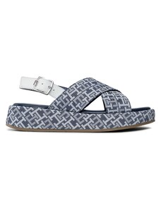 Сандали Tommy Hilfiger Logo All Over Sandal T3A2-32757-0325 S Светлосиньо
