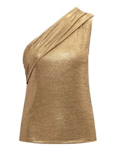 RALPH LAUREN Плетено Delfino-One Shoulder-Pullover 200909036001 new bronze