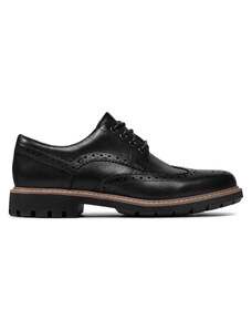 Обувки Clarks Batcombe Wing 261271927 Black Leather