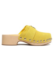 Сабо Tommy Hilfiger Th Clog Suede FW0FW07171 Vivid Yellow ZGS
