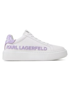 Сникърси KARL LAGERFELD KL62210 White Lthr w/Lilac