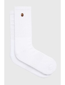 Чорапи A Bathing Ape в бяло