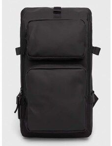 Раница Rains 14330 Backpacks в черно голям размер с изчистен дизайн