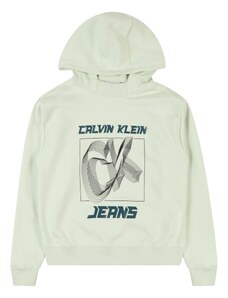Calvin Klein Jeans Суичър петрол / мента / черно