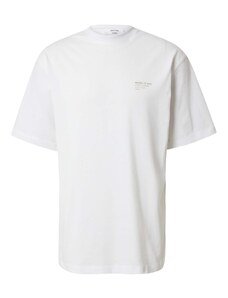 DAN FOX APPAREL Тениска 'Mirac' светлобежово / мръсно бяло