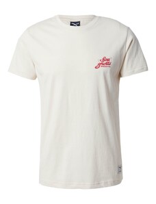 Iriedaily Тениска 'Spa Ghetti' червена боровинка / бяло / естествено бяло