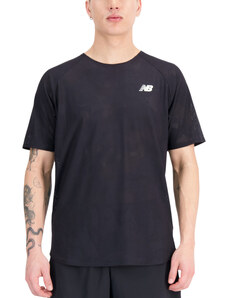 Тениска New Balance Q Speed Jacquard Short Sleeve mt33281bk Размер L