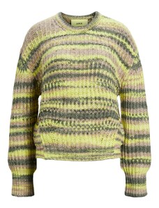 JJXX Пуловер 'Simone' бежово / жълто / зелено / лайм