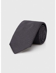 Копринена вратовръзка BOSS в черно